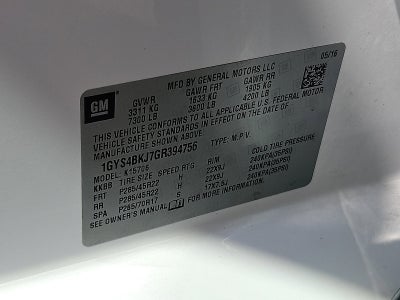 2016 Cadillac Escalade Luxury Collection