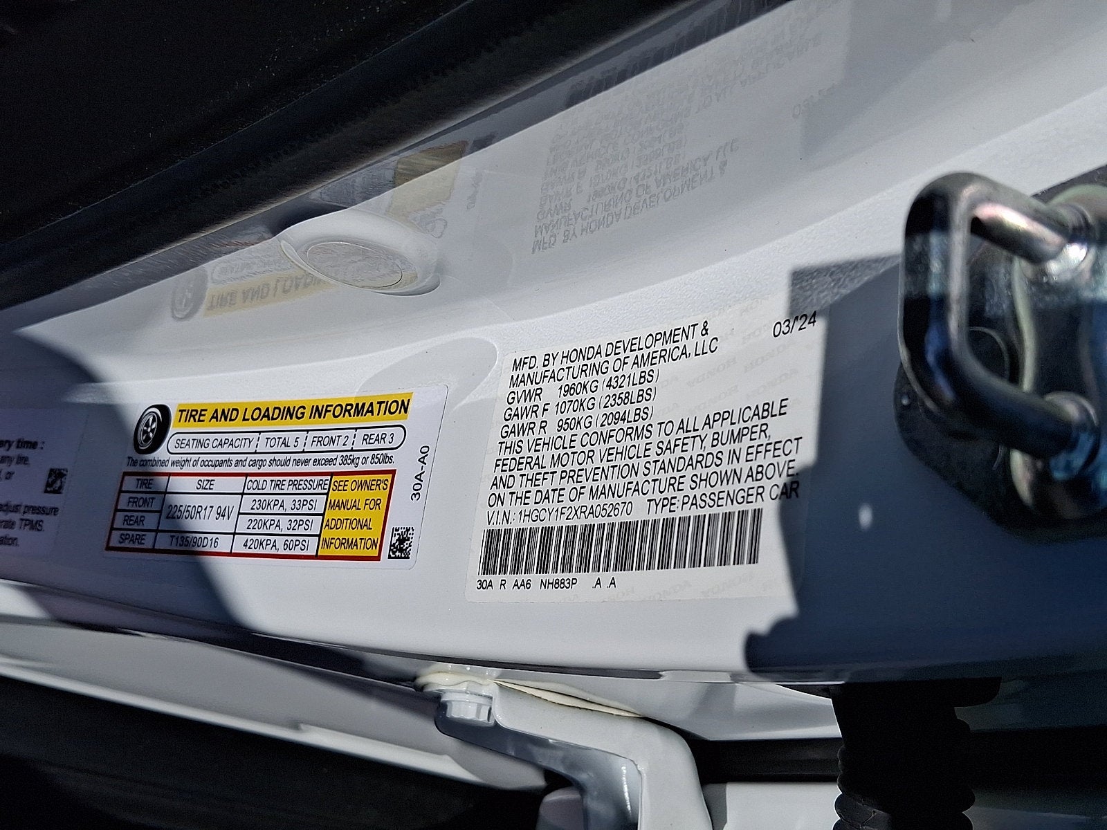 2024 Honda Accord Sedan LX