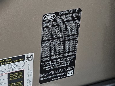 2024 Land Rover Range Rover SE