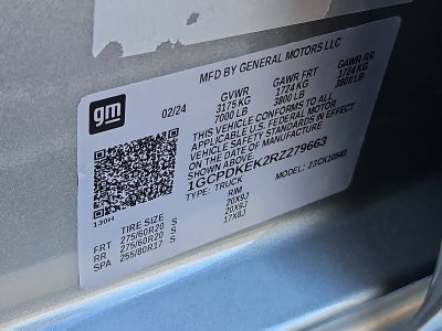 2024 Chevrolet Silverado 1500 LT (2FL)