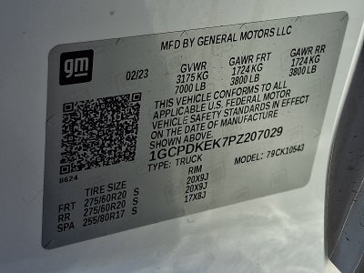 2023 Chevrolet Silverado 1500 LT (2FL)