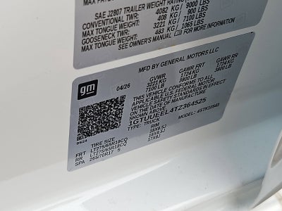 2026 GMC Sierra 1500 AT4