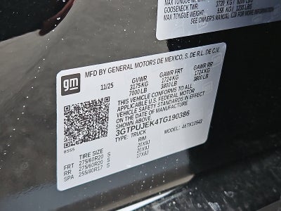 2026 GMC Sierra 1500 Elevation