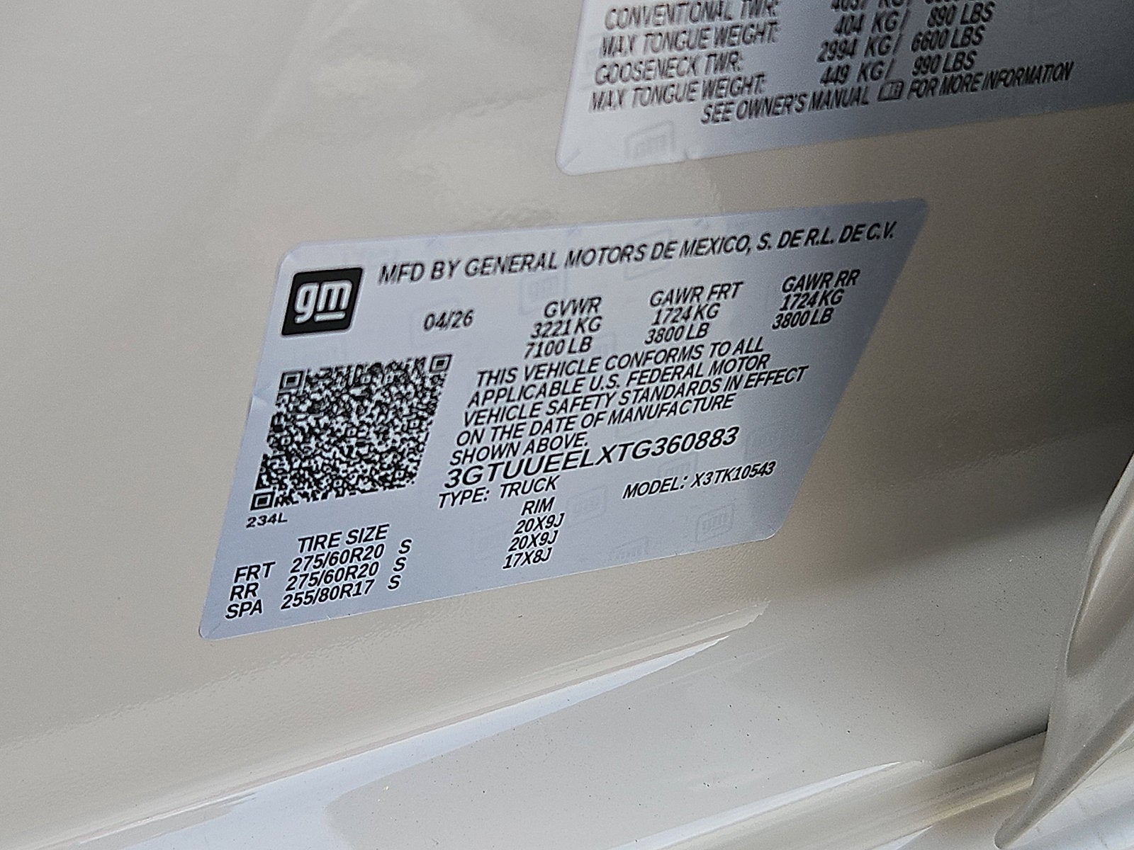 2026 GMC Sierra 1500 AT4