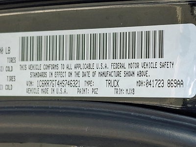 2017 RAM 1500 Big Horn 4x4 Quad Cab 6'4" Box