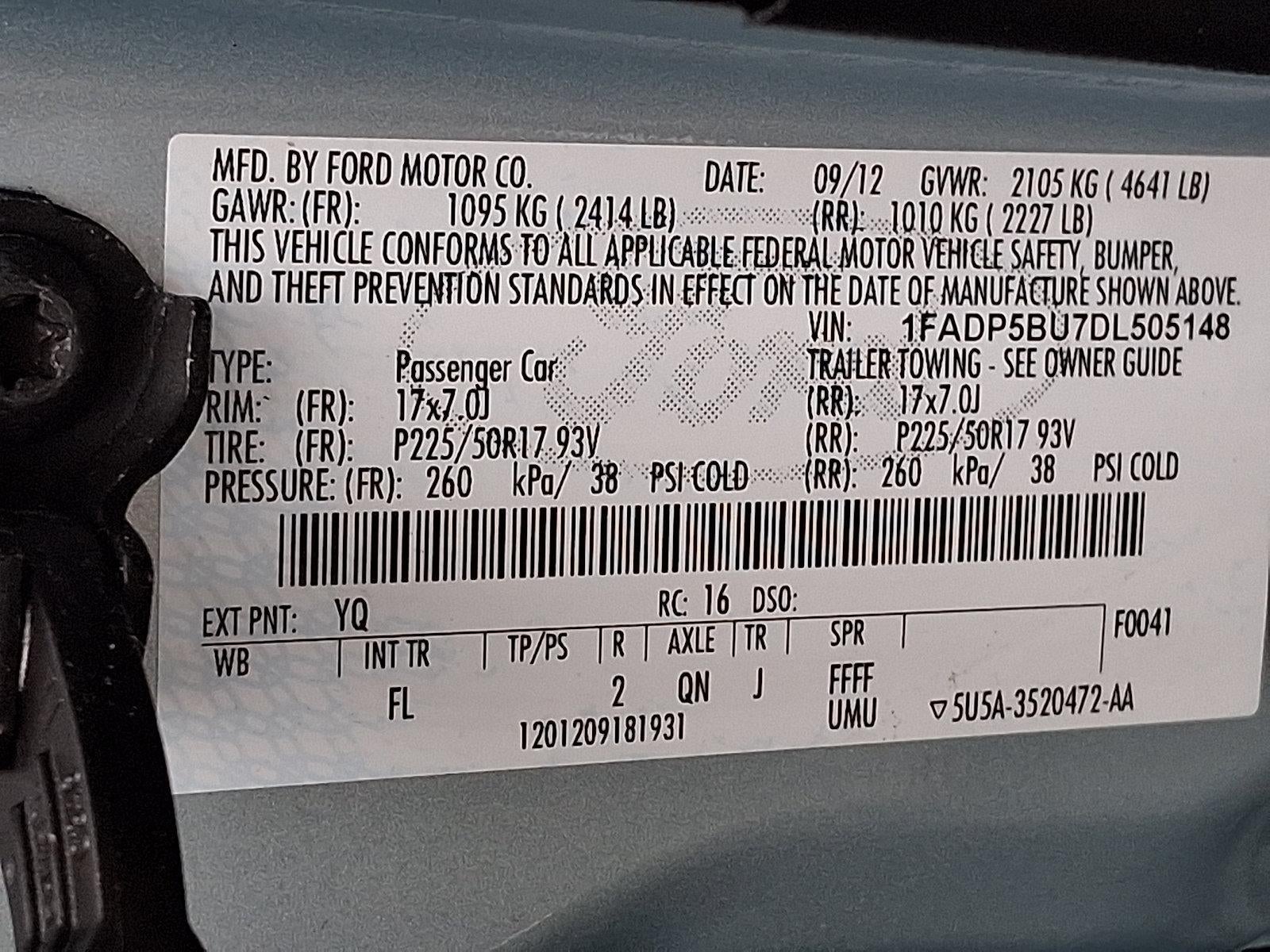 2013 Ford C-Max Hybrid 5dr HB SEL