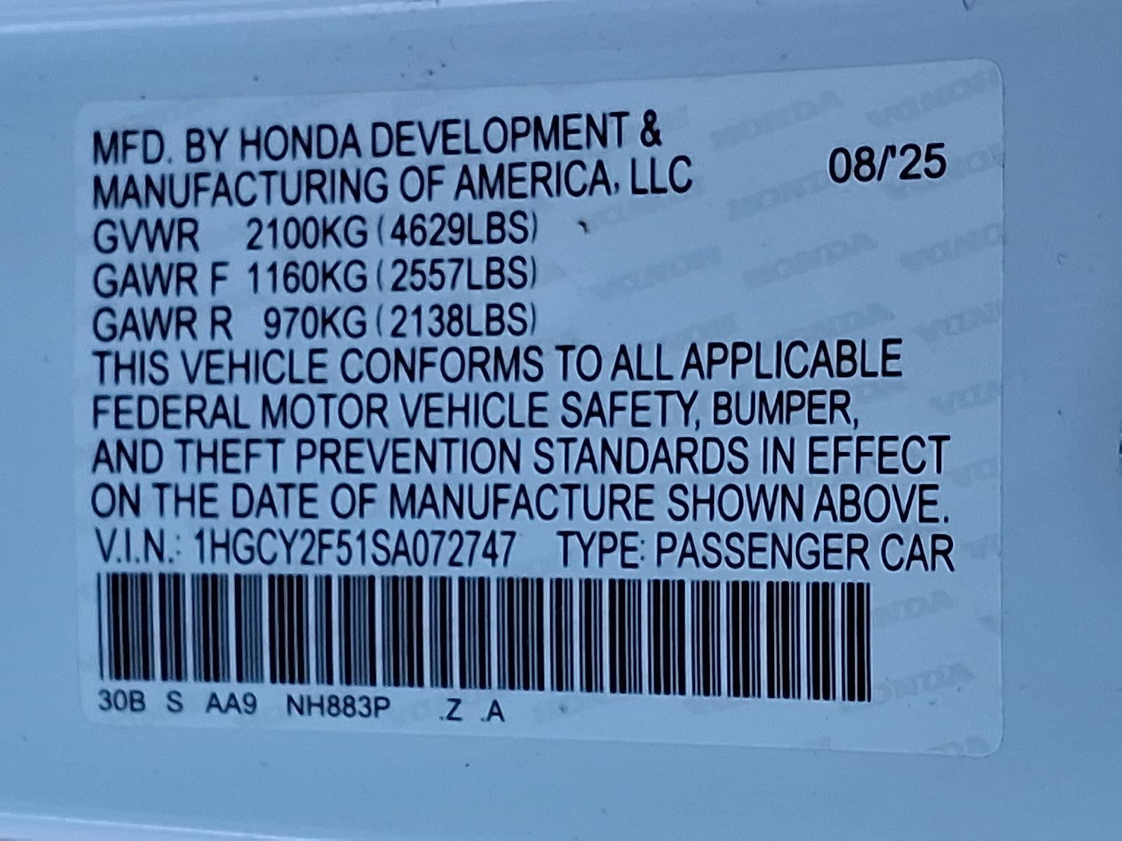 2025 Honda Accord Hybrid Sport Sedan