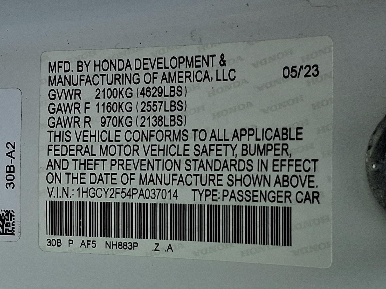 2023 Honda Accord Hybrid Sport Sedan