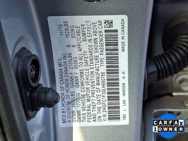 2020 Honda Civic Sedan EX CVT