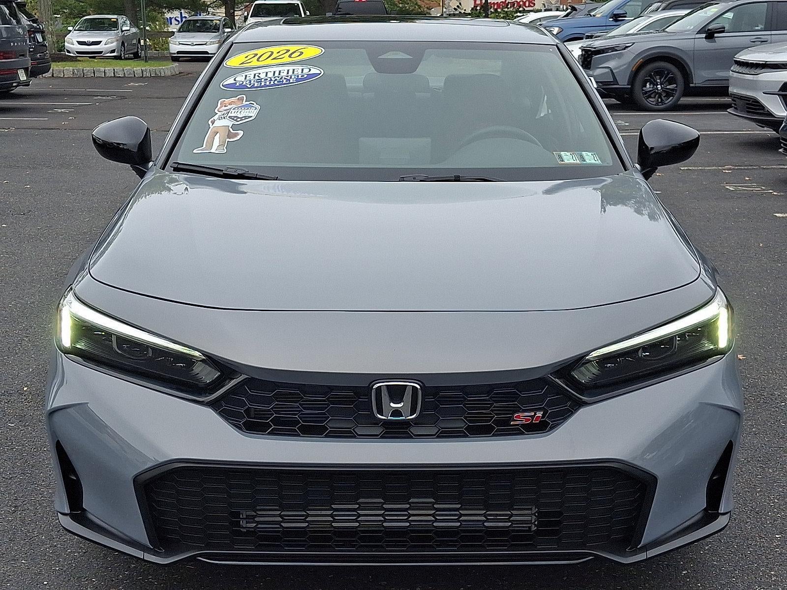 2026 Honda Civic Si Si Manual Sedan