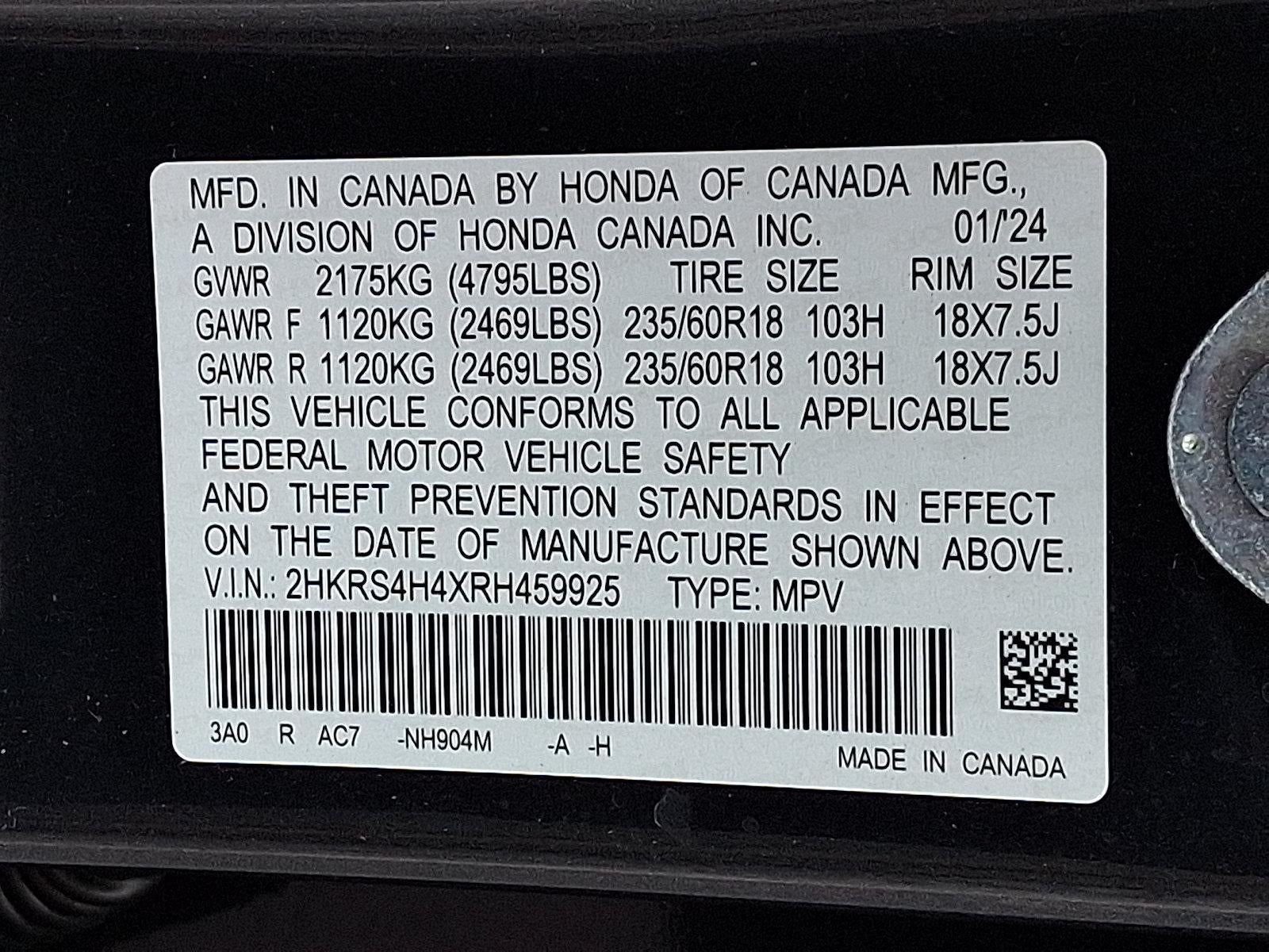 2024 Honda CR-V EX AWD