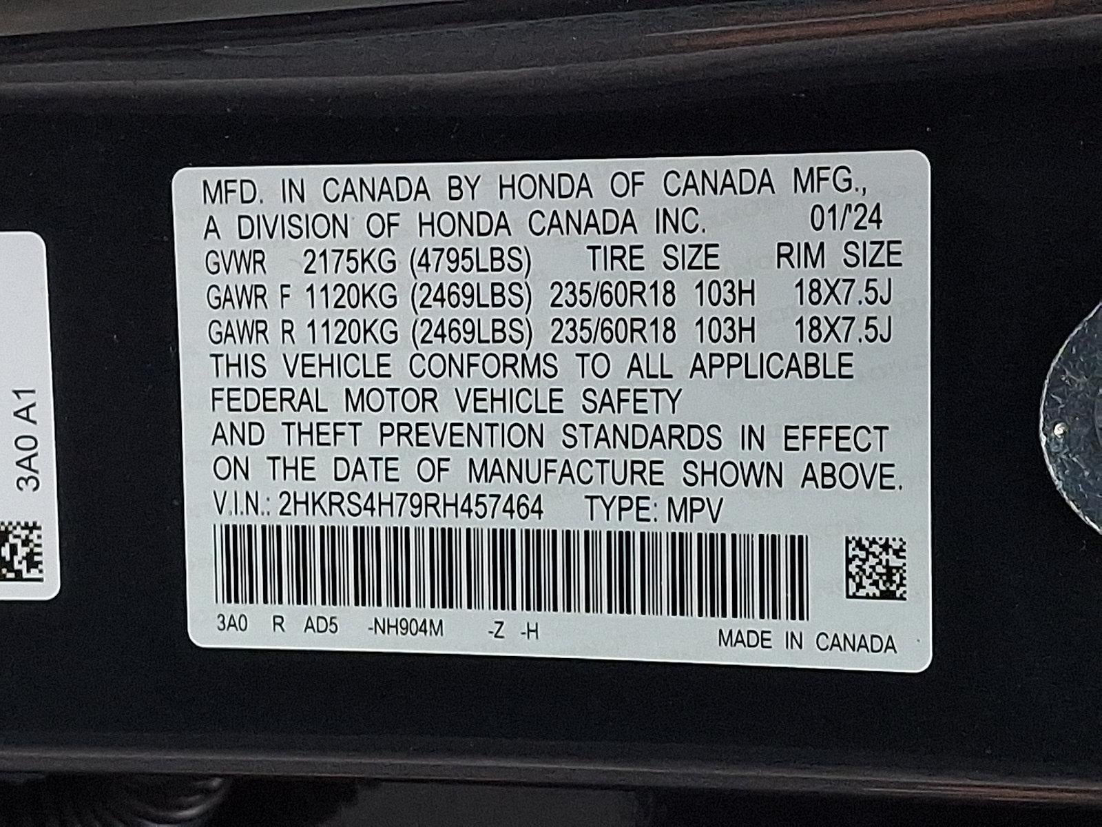 2024 Honda CR-V EX-L AWD