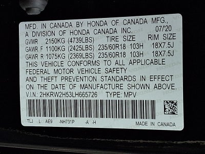 2020 Honda CR-V EX AWD