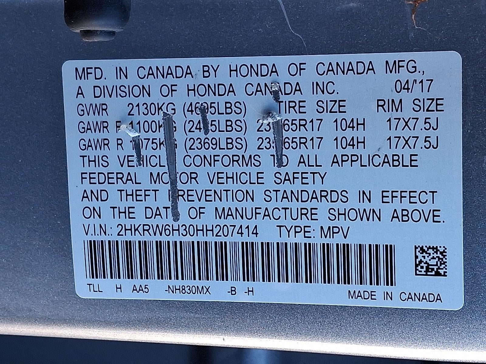 2017 Honda CR-V LX AWD