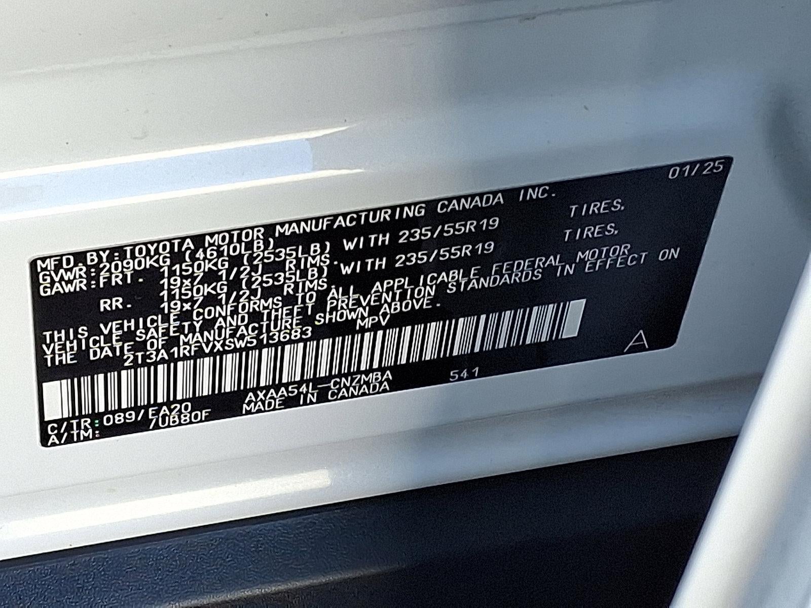 2025 Toyota RAV4 XLE Premium AWD (Natl)