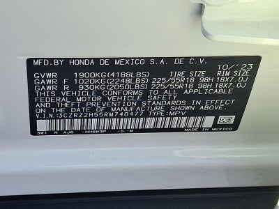 2024 Honda HR-V Sport AWD CVT