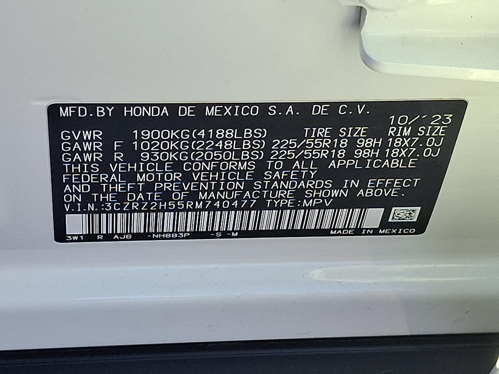 2024 Honda HR-V Sport AWD CVT