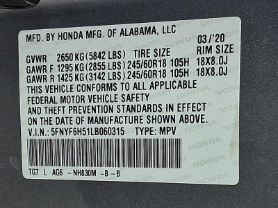 2020 Honda Pilot EX-L AWD