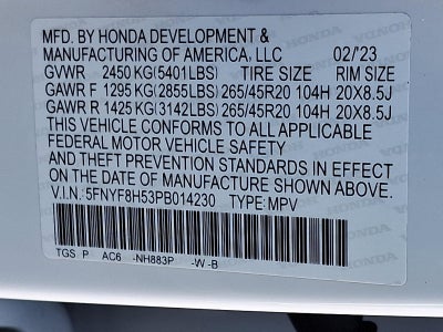 2023 Honda Passport EX-L AWD