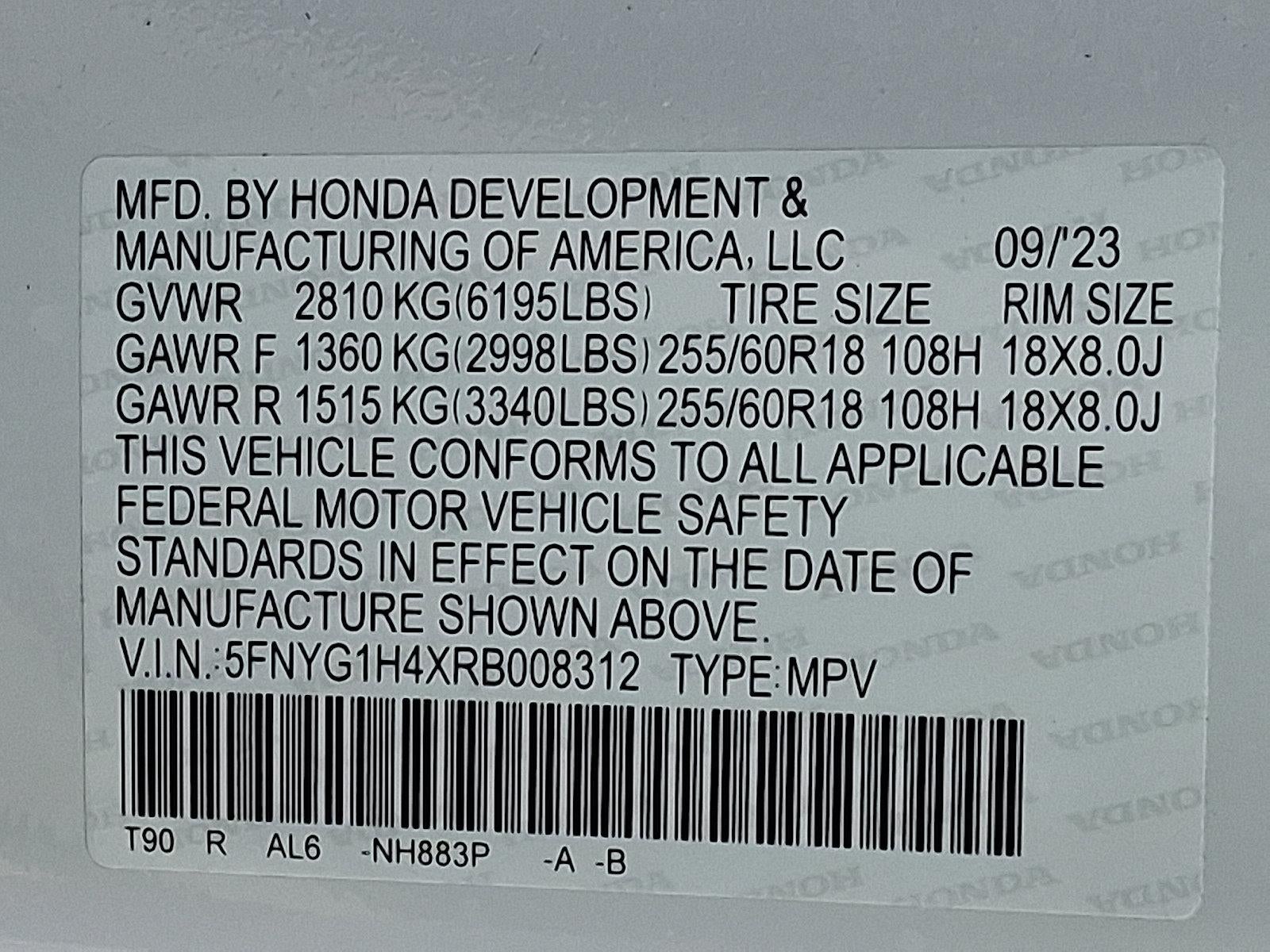 2024 Honda Pilot EX-L 8 Passenger AWD