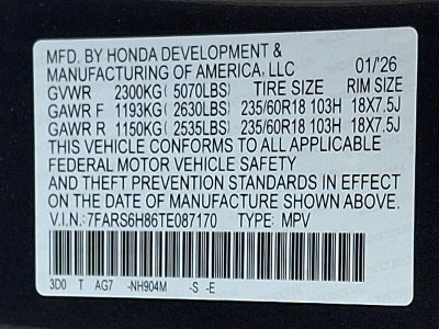 2026 Honda CR-V Hybrid Sport-L AWD
