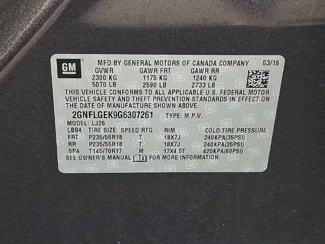 2016 Chevrolet Equinox LTZ