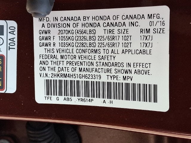 2016 Honda CR-V EX