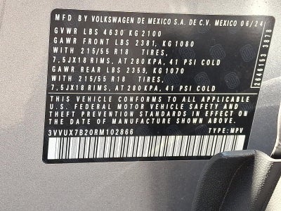 2024 Volkswagen Taos SE 4MOTION