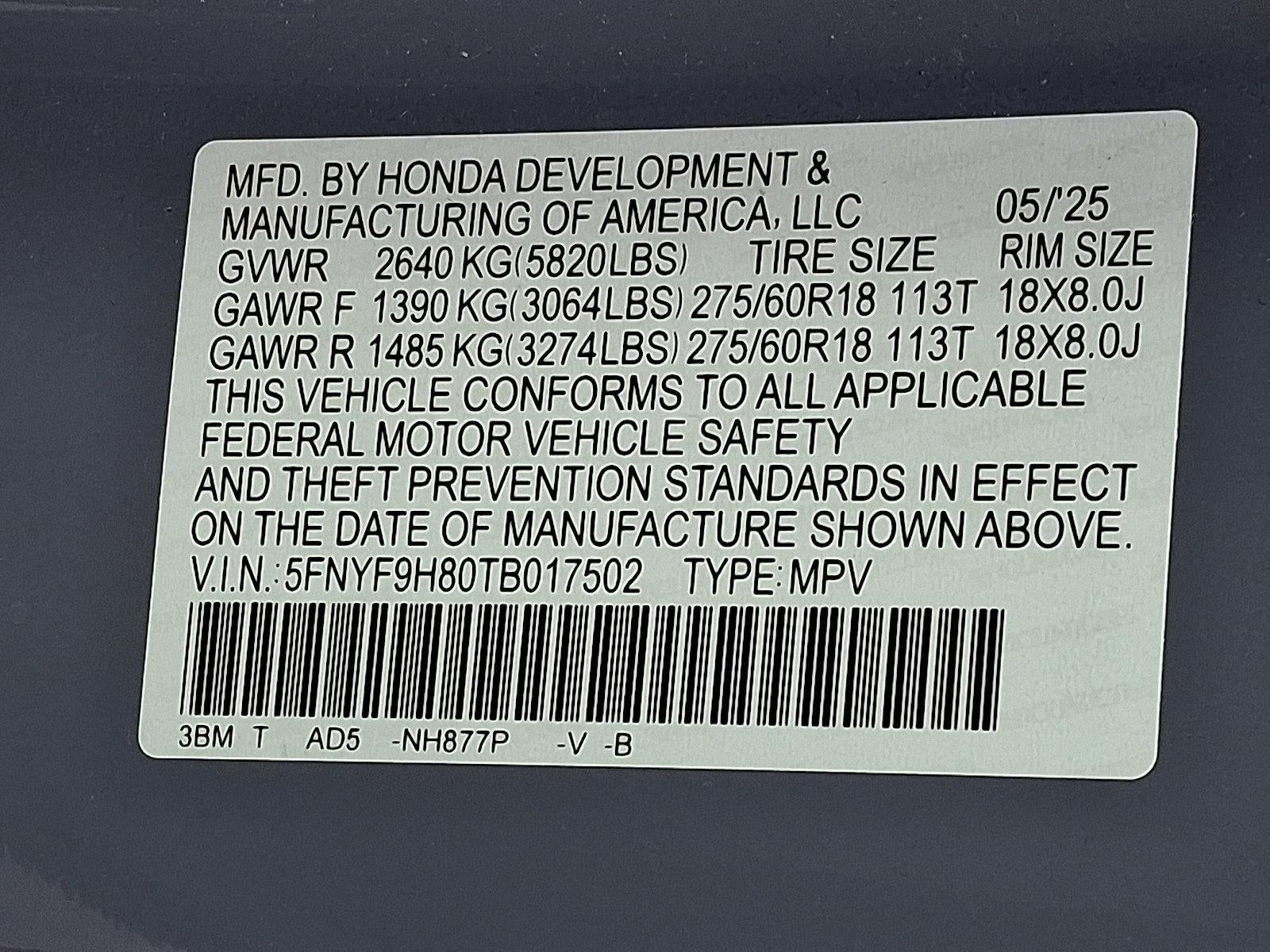 2026 Honda Passport TrailSport Elite AWD