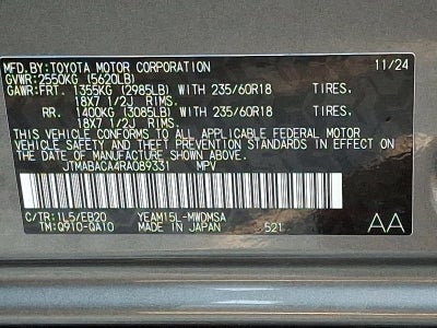 2024 Toyota bZ4X XLE AWD (Natl)