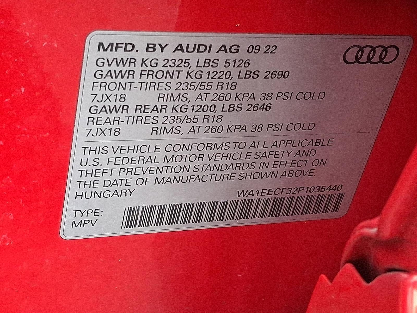 2023 Audi Q3 S line Premium Plus 45 TFSI quattro