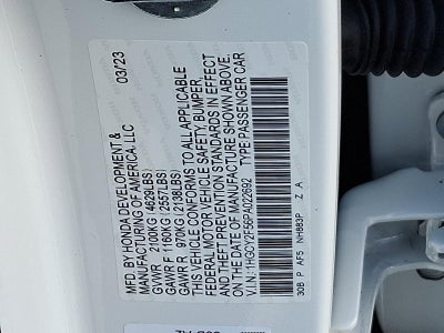 2023 Honda Accord Hybrid Sport Sedan