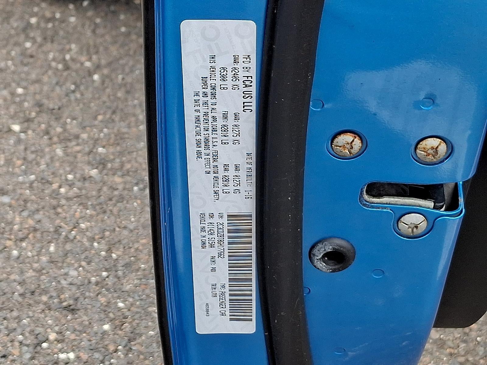 2016 Dodge Challenger 2dr Cpe R/T