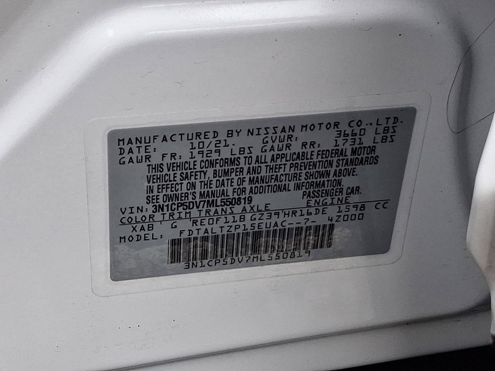 2021 Nissan Kicks SR FWD