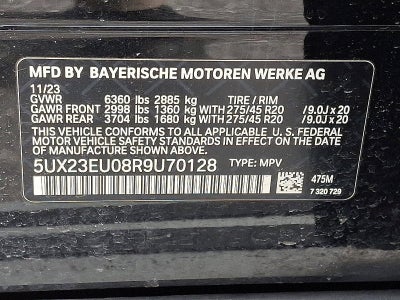 2024 BMW X5 xDrive40i Sports Activity Vehicle