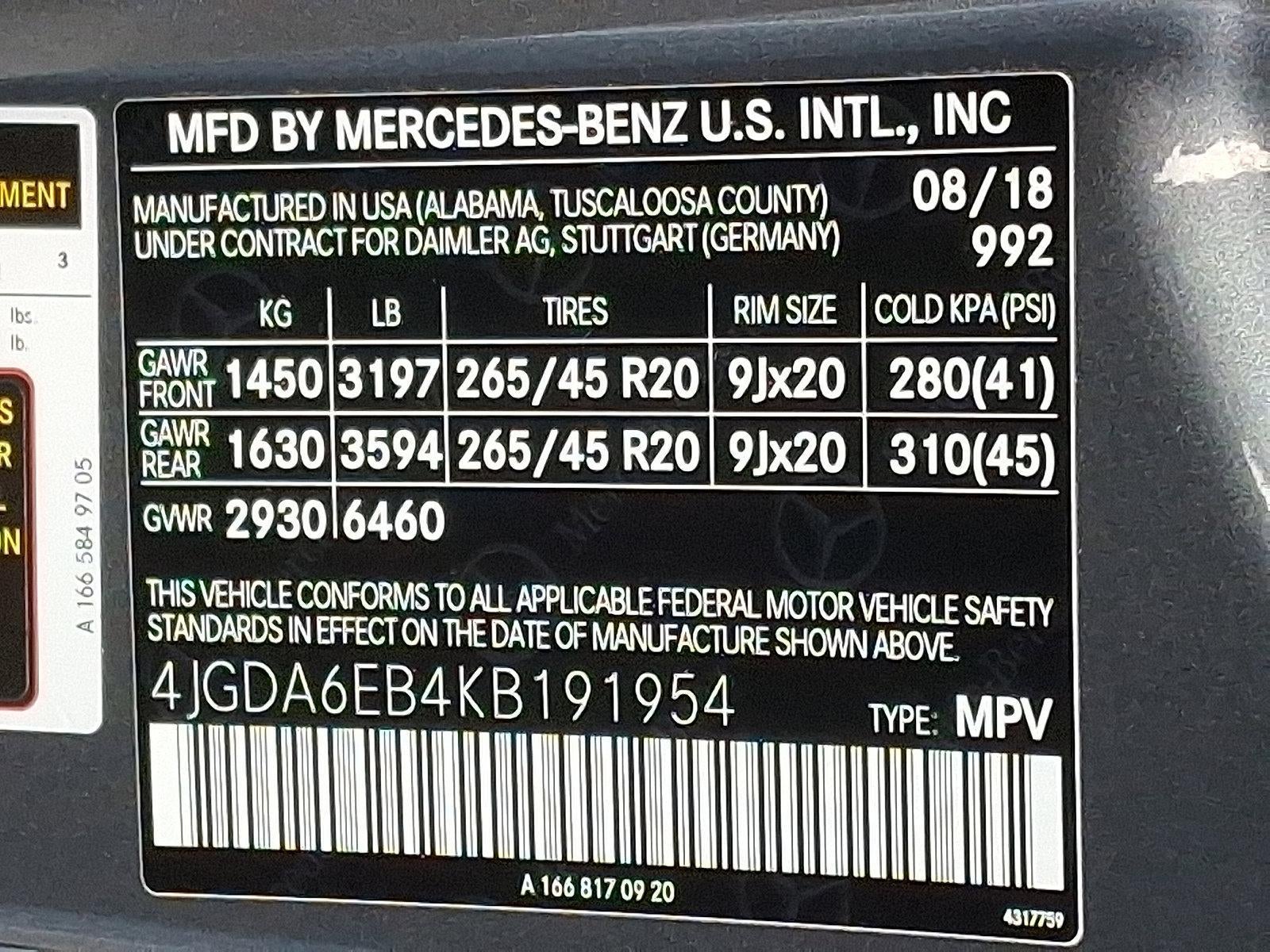 2019 Mercedes-Benz GLE AMG® GLE 43 4MATIC® SUV