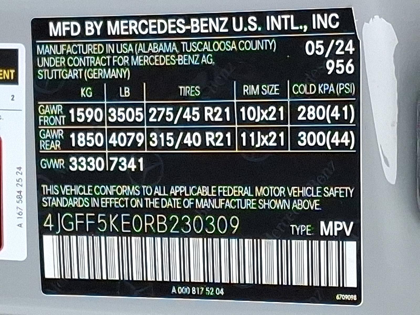 2024 Mercedes-Benz GLS GLS 450 4MATIC® SUV