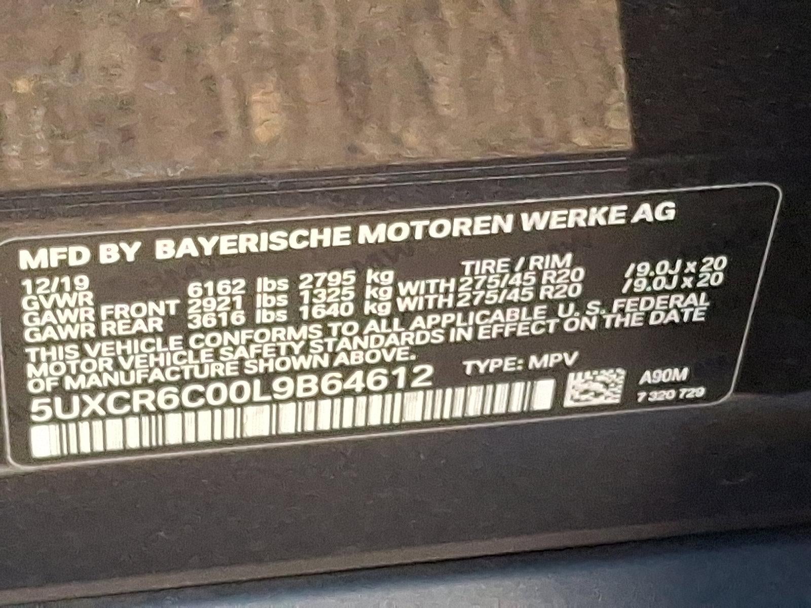 2020 BMW X5 xDrive40i Sports Activity Vehicle