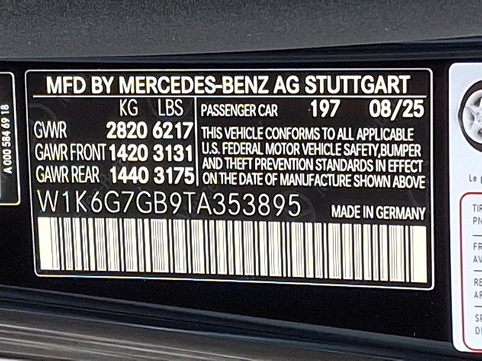 2026 Mercedes-Benz S-Class S 580 4MATIC® Sedan