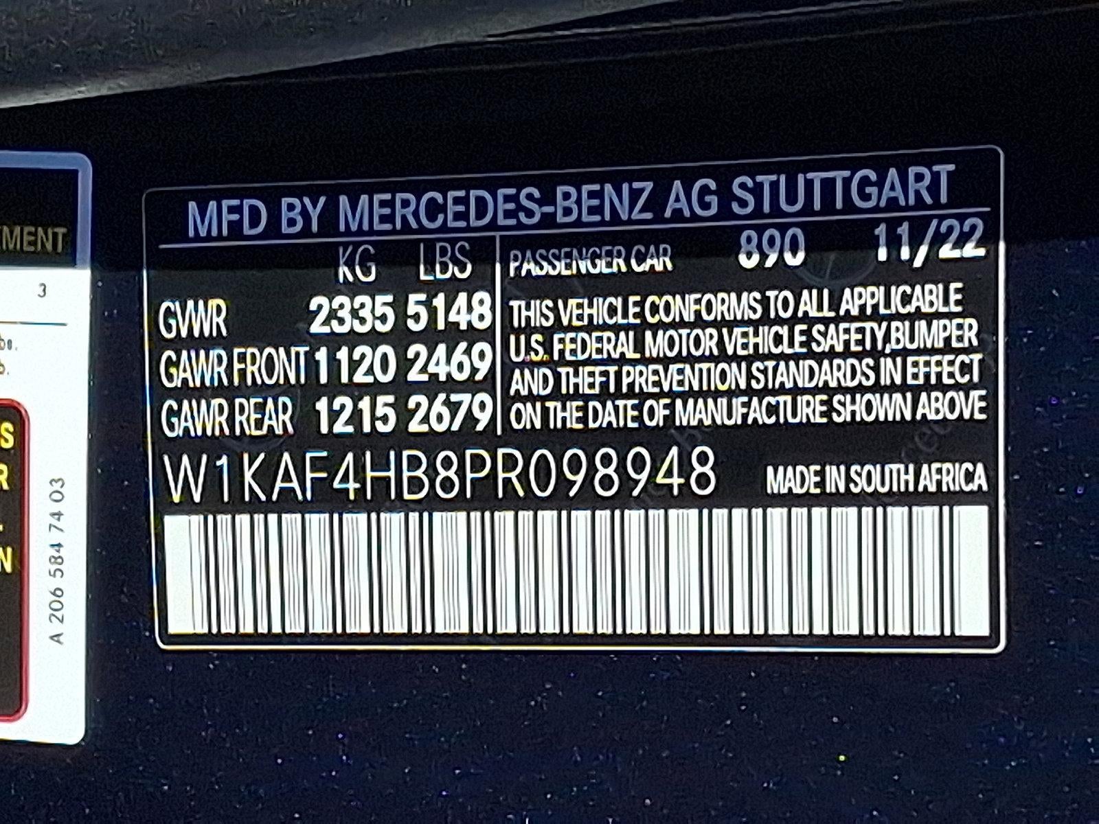 2023 Mercedes-Benz C-Class C 300 4MATIC® Sedan
