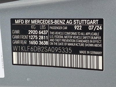 2025 Mercedes-Benz E-Class AMG® E 53 E 4MATIC®+ Sedan