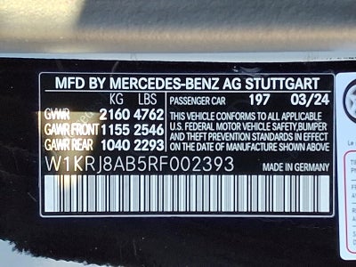 2024 Mercedes-Benz AMG® GT AMG® GT 55 Coupe