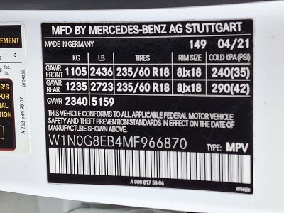 2021 Mercedes-Benz GLC GLC 300 4MATIC® SUV