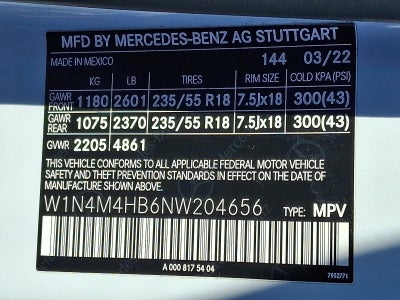 2022 Mercedes-Benz GLB GLB 250 4MATIC® SUV