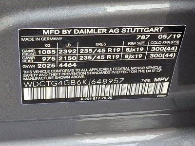 2019 Mercedes-Benz GLA GLA 250 4MATIC® SUV