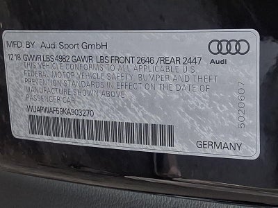 2019 Audi RS 5 Coupe 2.9 TFSI quattro