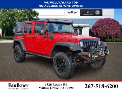 2018 Jeep Wrangler JK Unlimited Willys Wheeler W 4x4
