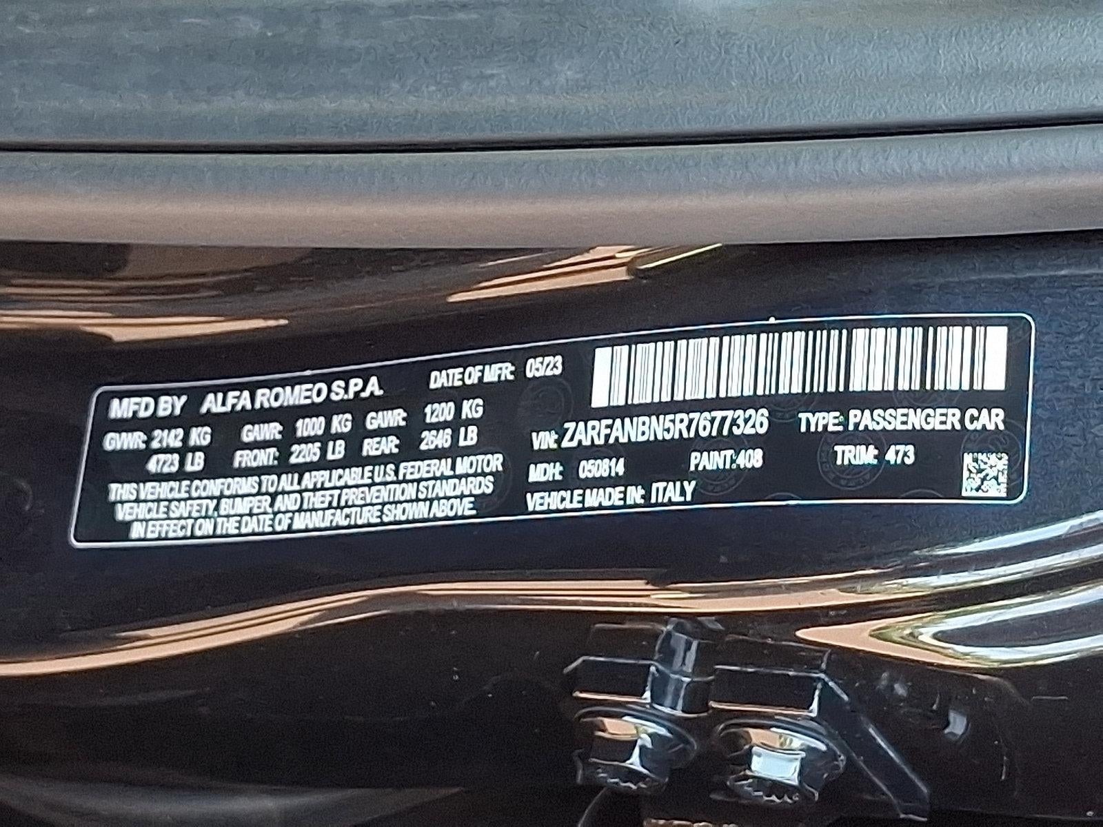 2024 Alfa Romeo Giulia Veloce AWD