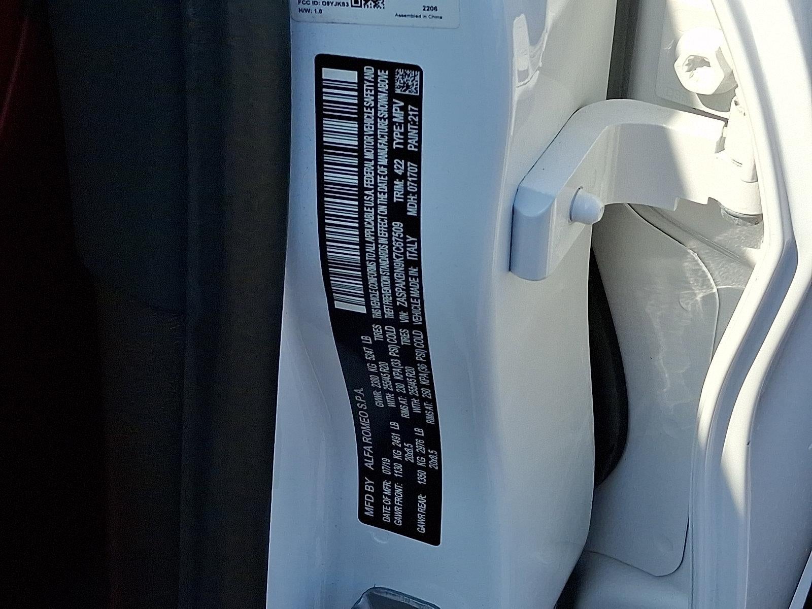 2019 Alfa Romeo Stelvio Ti Sport AWD