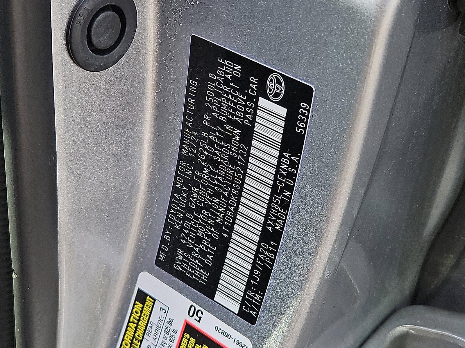 2025 Toyota Camry LE AWD (Natl)